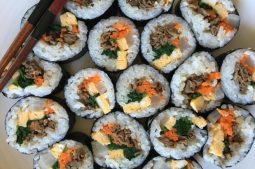 Korean Sushi Roll (Gim Bap)